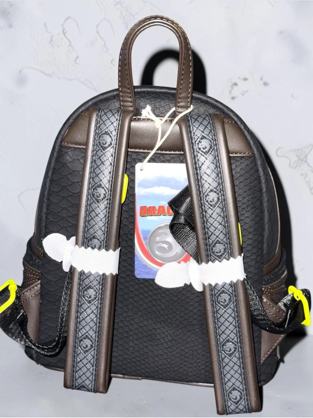 Loungefly Toothless Dream Works How to Train Your Dragon Neon  Mini Backpack